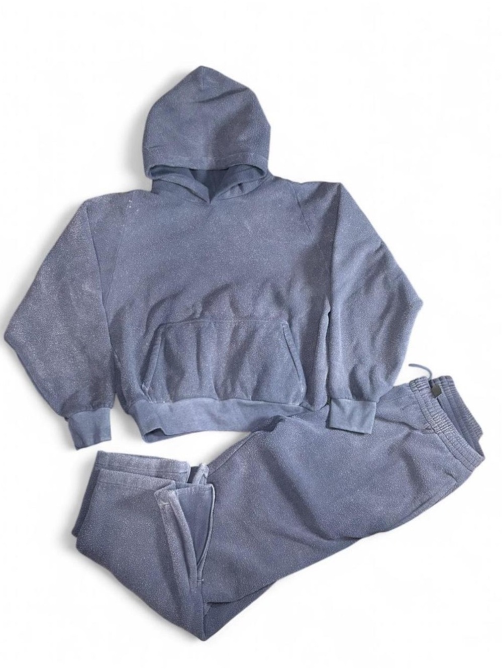 Yeezy Gap Engineered By Balenciaga Polar Fleece Dark Blue 2PC Set - Brand New
